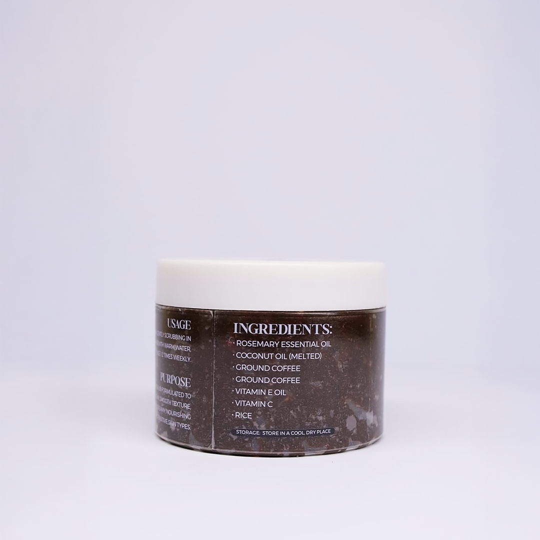 Coffee Rice Scrub