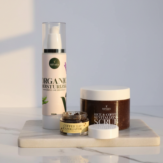 Body Scrub + Lip Exfoliator + Moistorizer