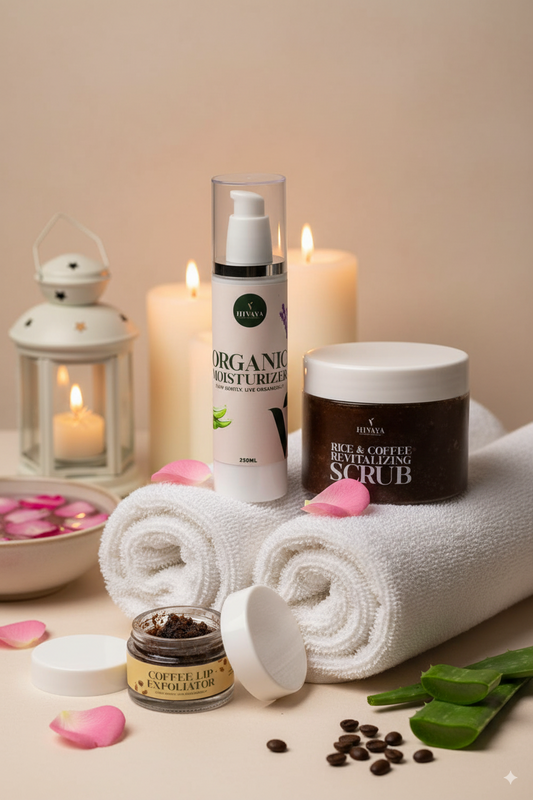 Body Scrub + Lip Exfoliator + Moistorizer